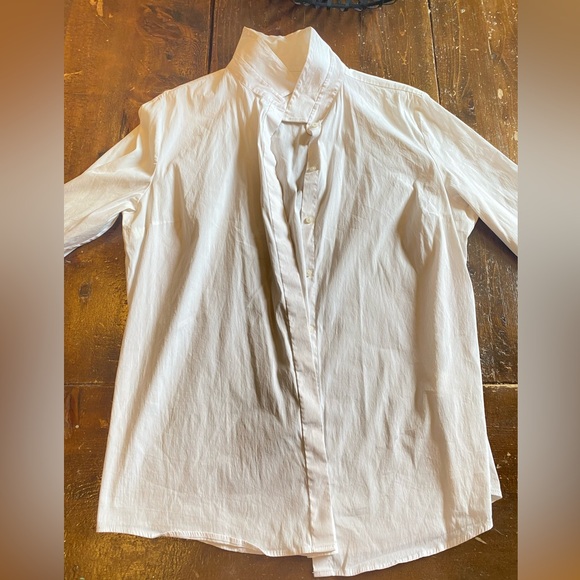 COS white cotton button up shirt - Picture 5 of 7